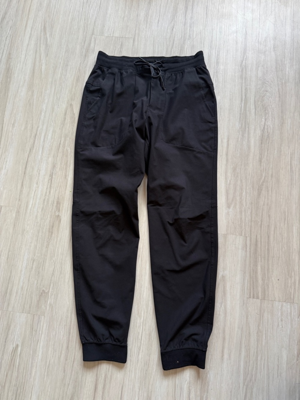 Men's Black Lululemon Jogger Pants - Casual Elastic Waist